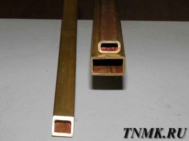 Труба медная профильная 5х10х1,5 М1Т ГОСТ 16774-2015 купить в Череповце